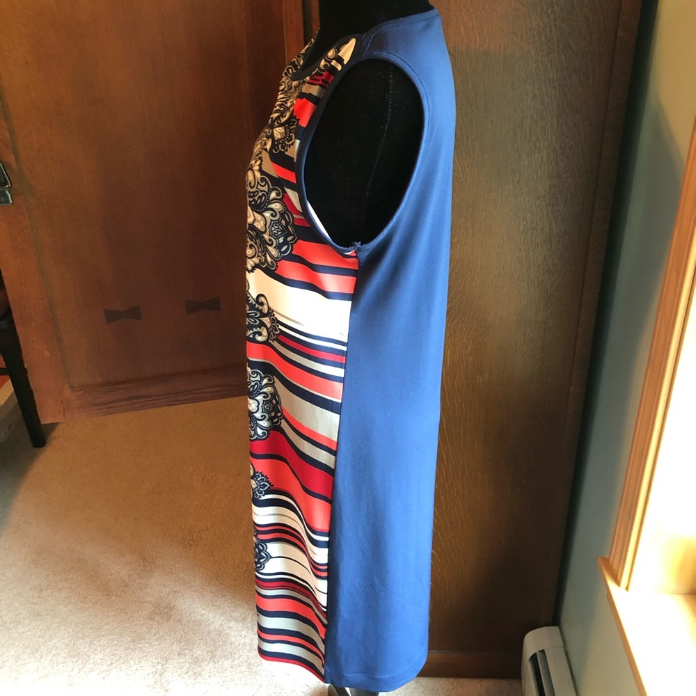Banana Republic Damask Pattern and Striped Dress size medium - Picture 9 of 16